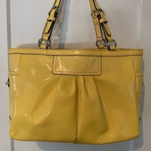 COACH Yellow Tote